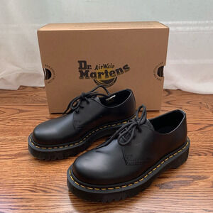 Dr. Marten 1461 Bex Black Smooth Leather Oxford Shoes SZ EU 37 / US 6 NEW